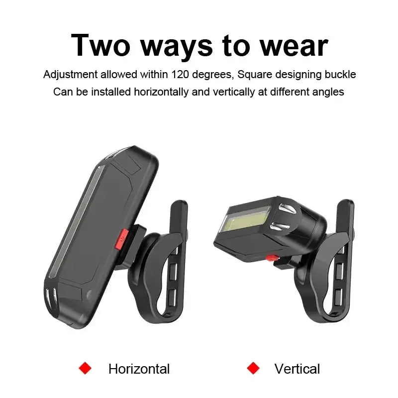 X Tiger Super Bright USB Rechargeable Rear Bike Light