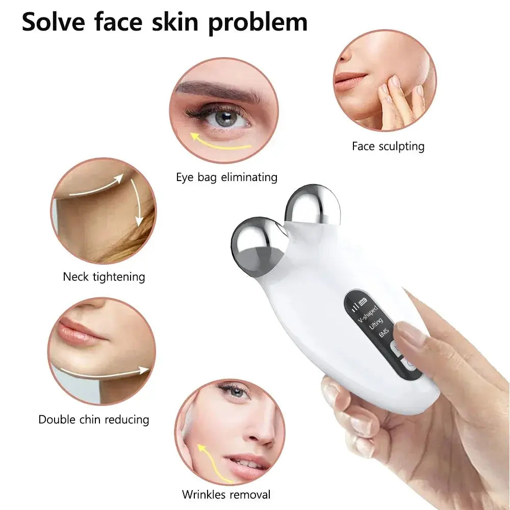 Face Lifting Massager EMS Microcurrent Anti Wrinkle Device