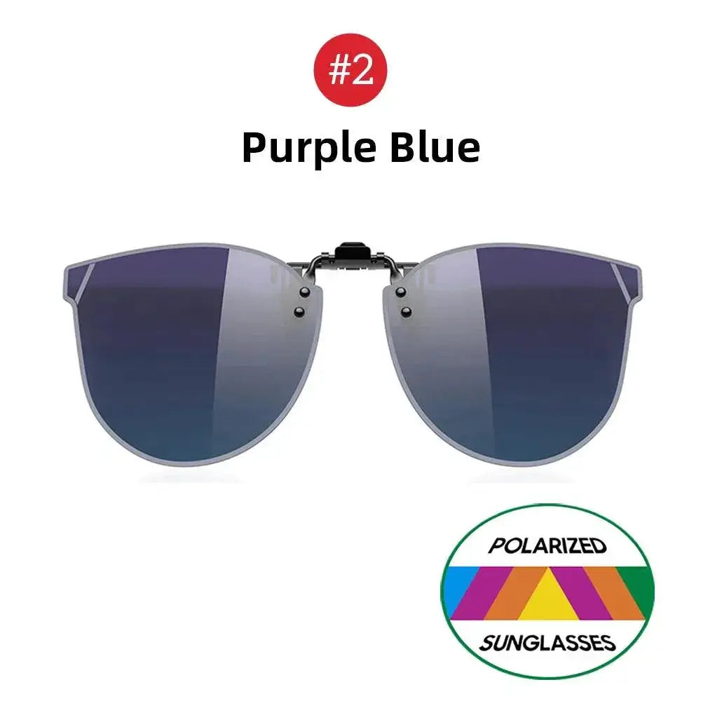 Stylish Women's Cat Eye Clip On Sunglasses Fashion