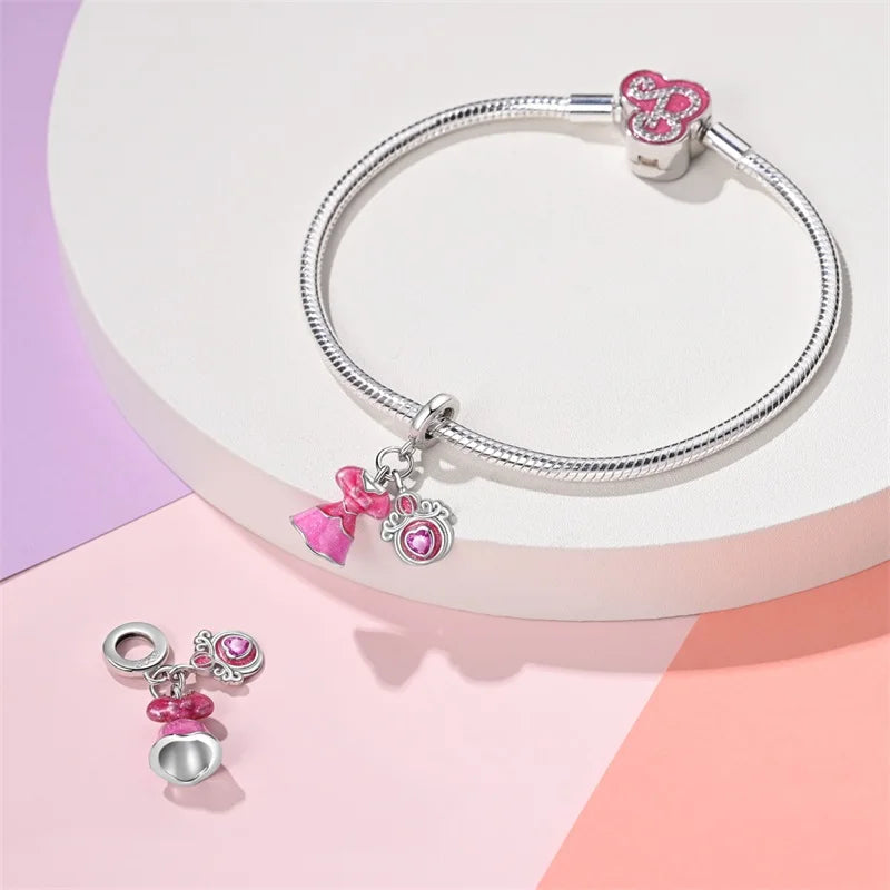 Sterling Silver Pink Princess Skirt