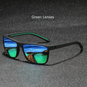 Unisex Vintage Square Polarized Sunglasses UV400 Protection