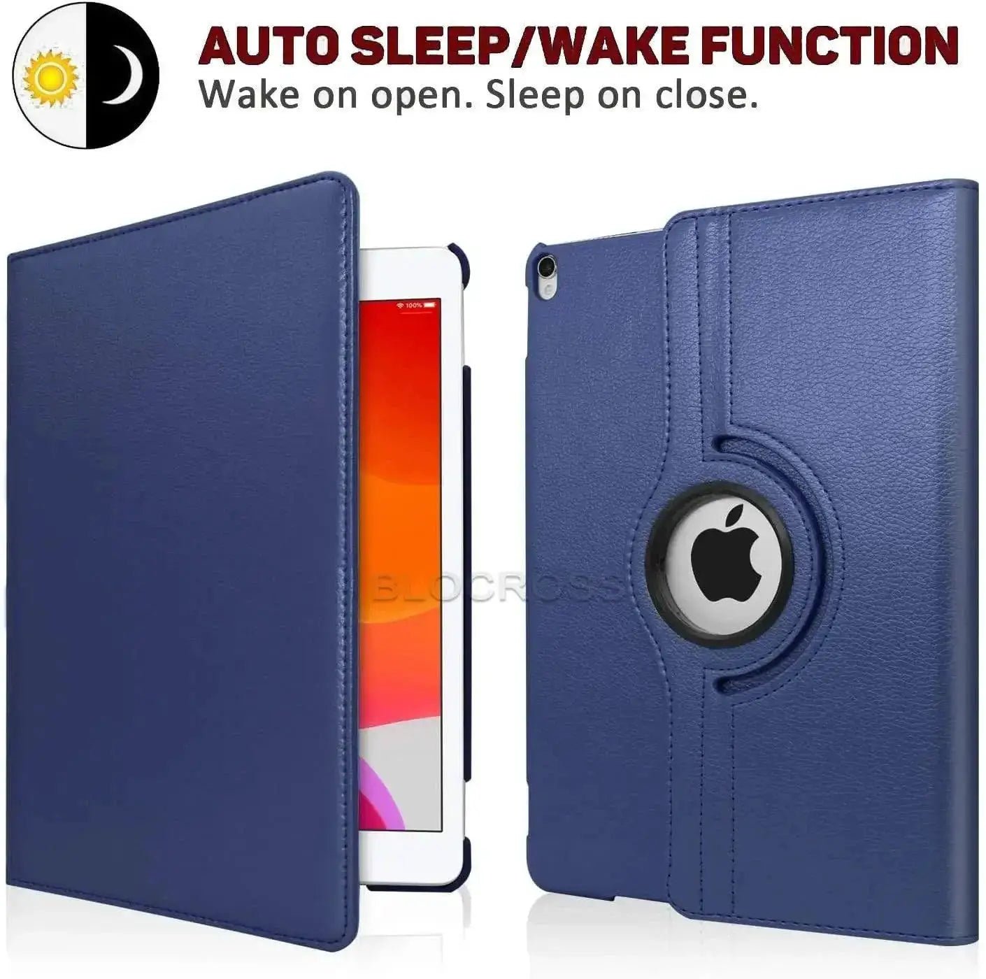 Rotating Stand iPad Case PU Leather Cover for Air 55