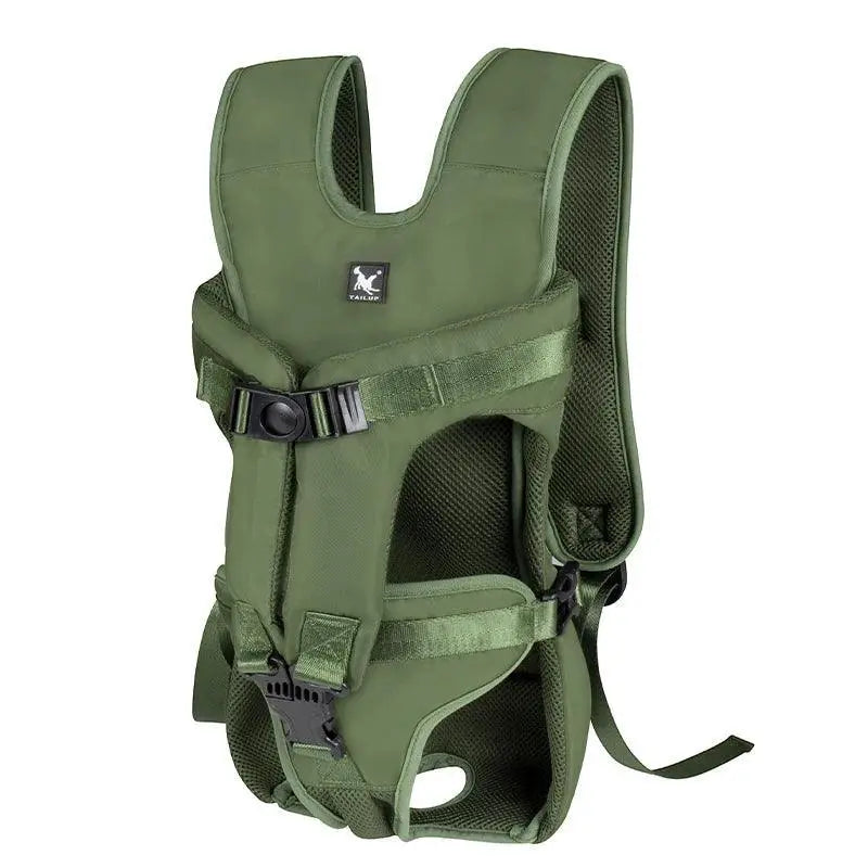 Cozy Fit Pet Carrier Backpack for Travel — Green
