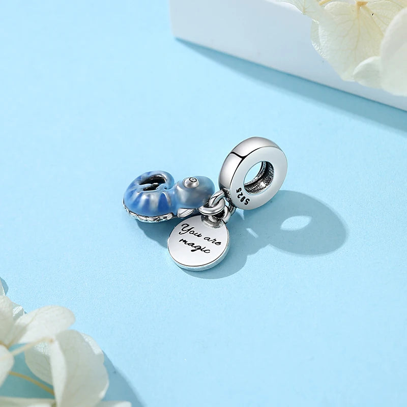 Sterling Silver Charm Firefly Butterfly