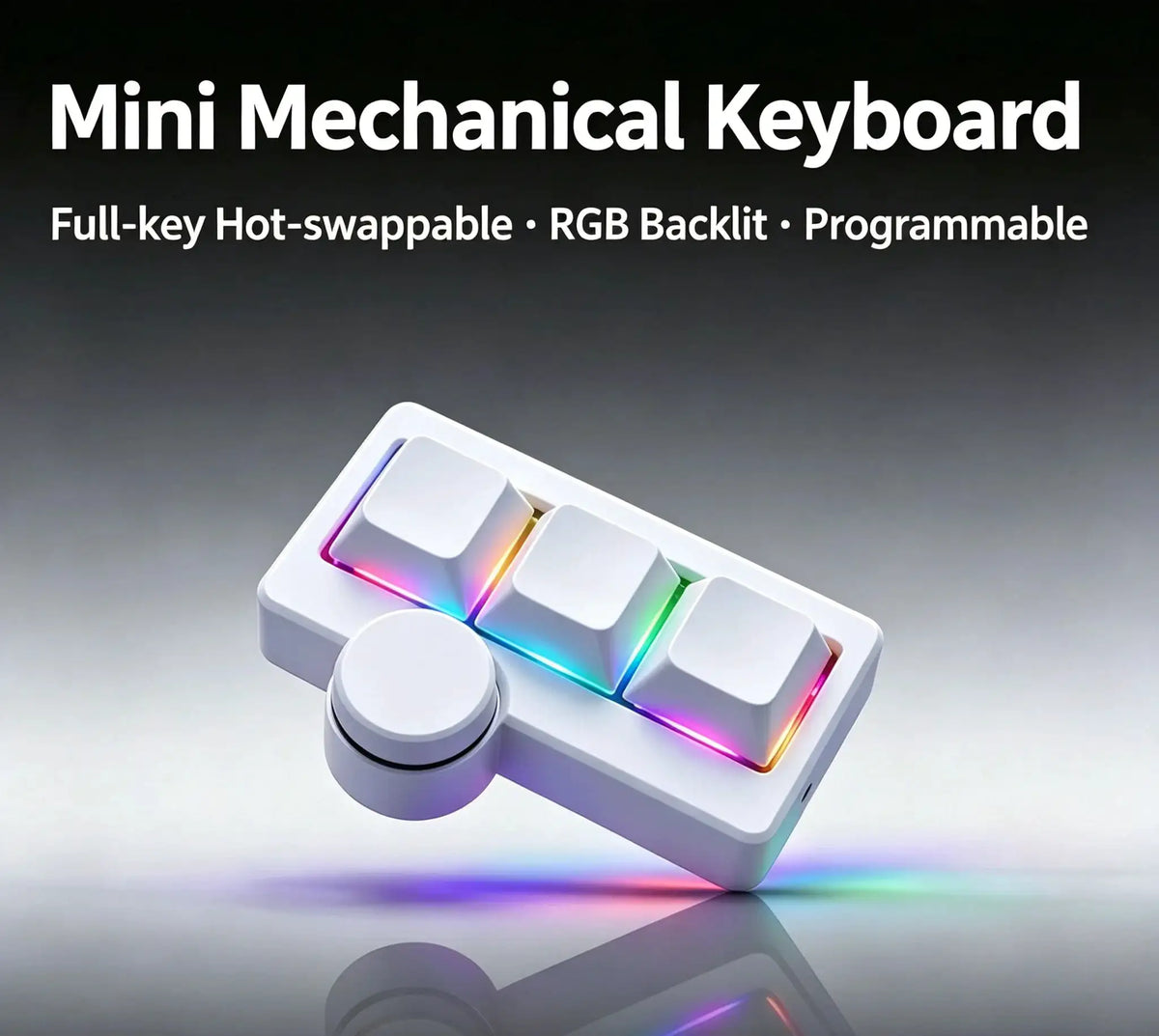 Portable Hot Swappable RGB Mini Keyboard — product view 8