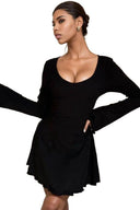 Waist Controlled Skirt for Women Office