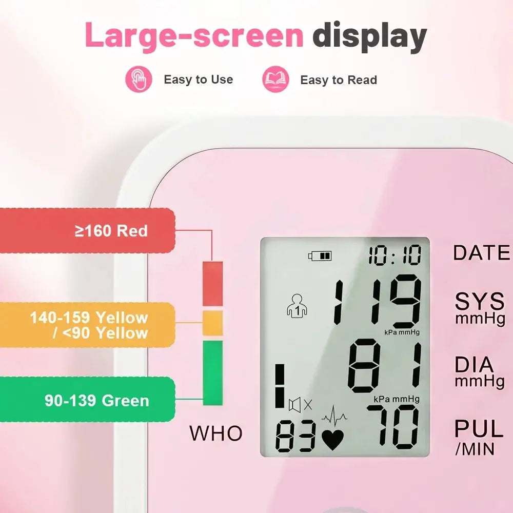 Upper Arm Blood Pressure Monitor Automatic Digital Heart Rate — product view 2