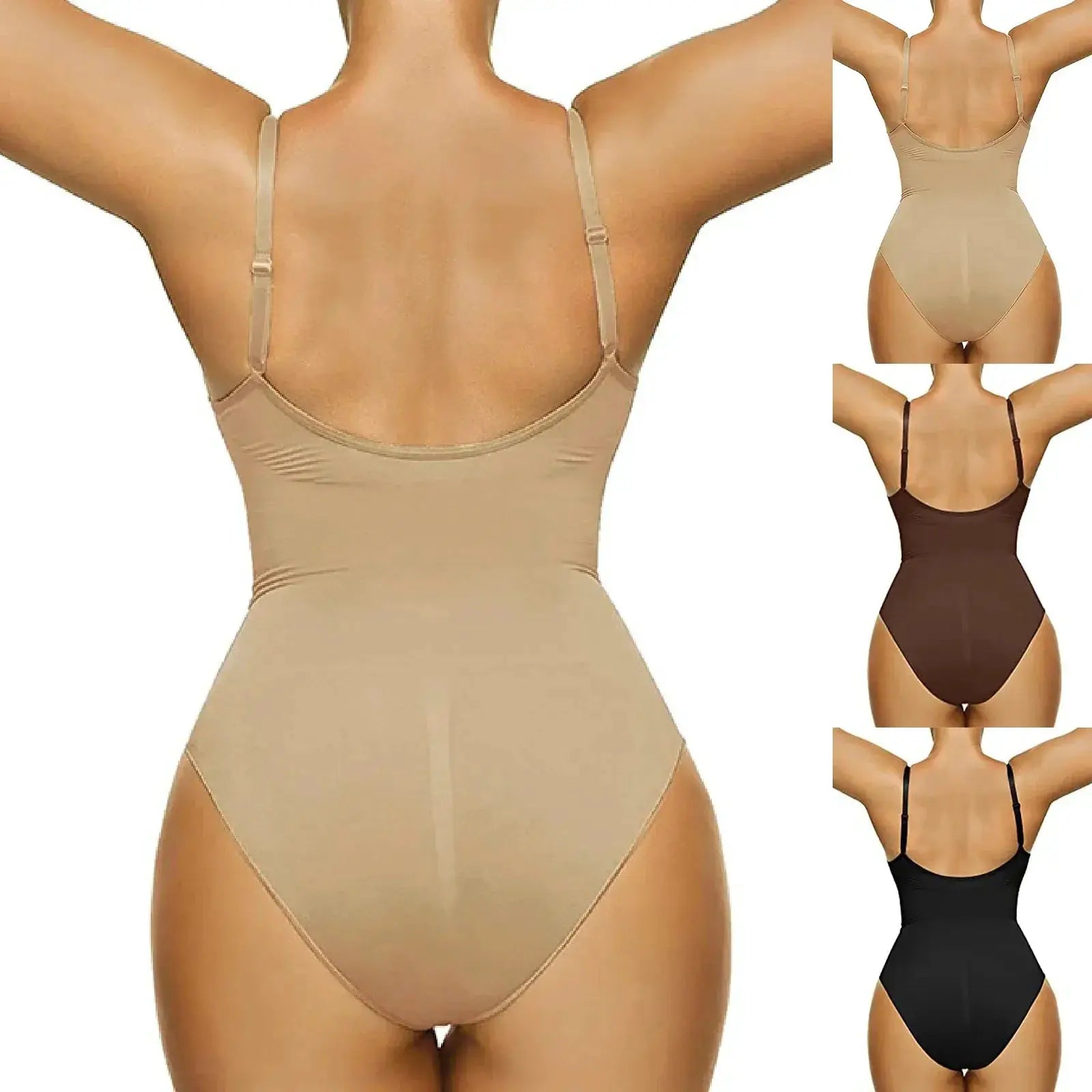 Seamless Shapewear Bodysuit Women Tummy Control Body Shaper