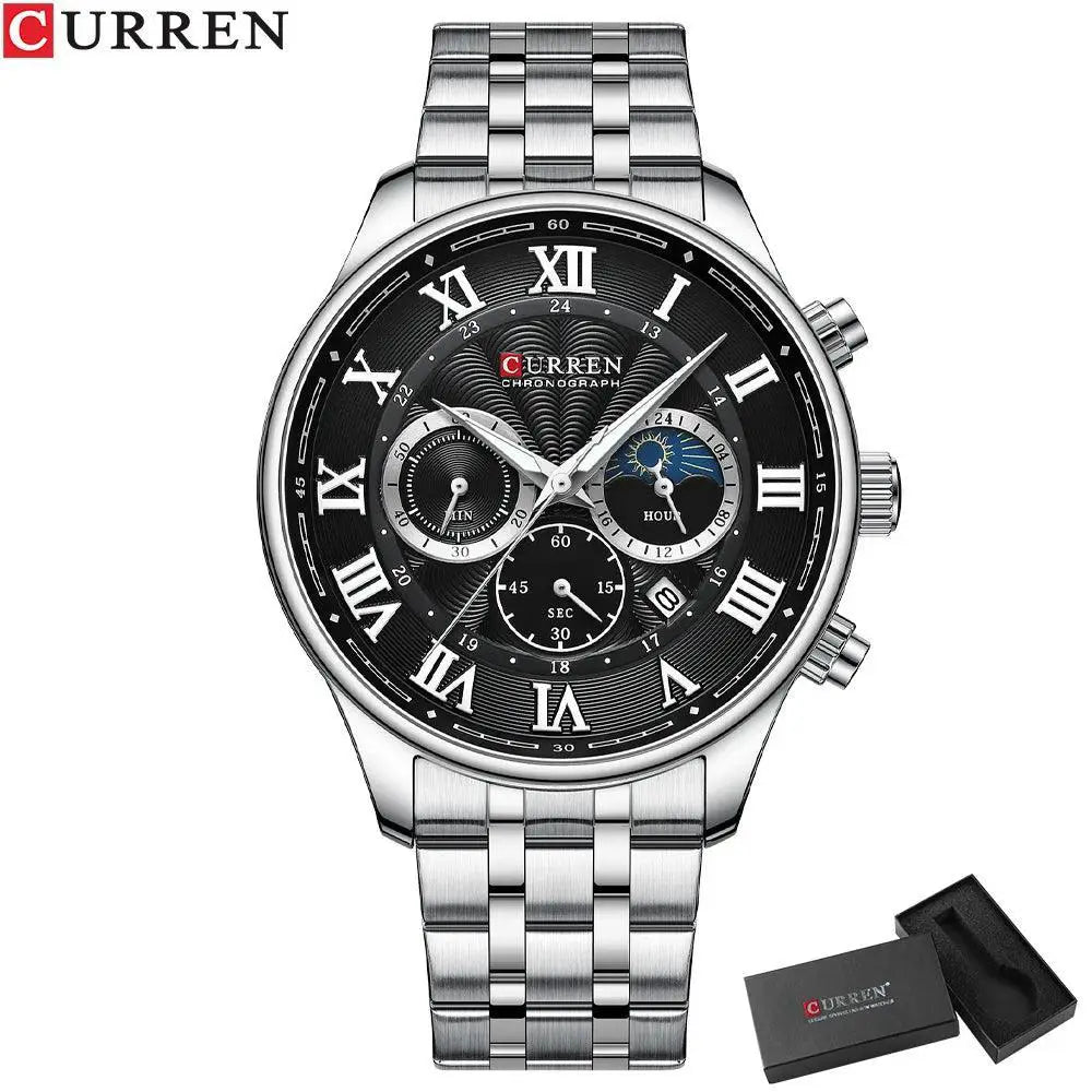 Waterproof Chronograph Watch For Men Sports Timepiece