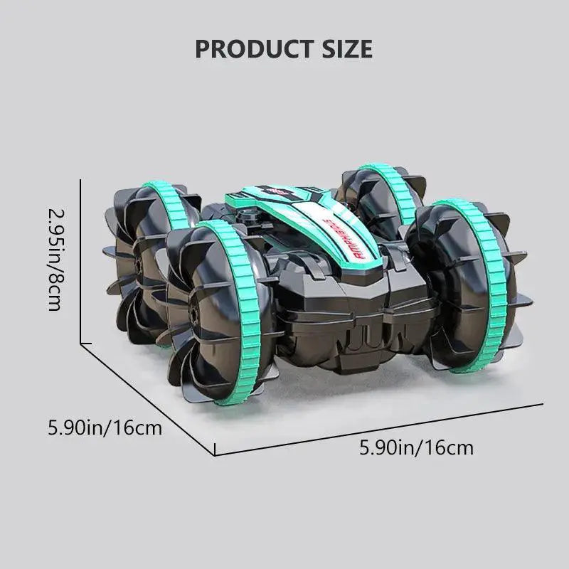 Amphibious Stunt RC Car For Boys Double Sided Drift Toy