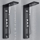 Thermostatic Shower Panel With Stainless Steel Column Faucet