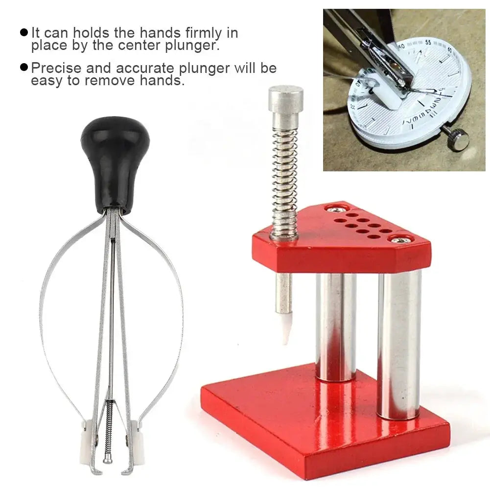 Watch Hand Plunger Puller Remover Opener Tool Set Fitter