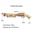 DIY Wooden Rubber Band Gun Puzzle Set