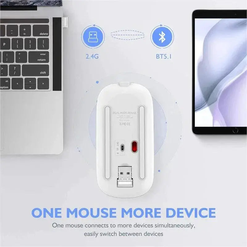 RGB Wireless Mouse Silent Stylish Design For PC Laptop