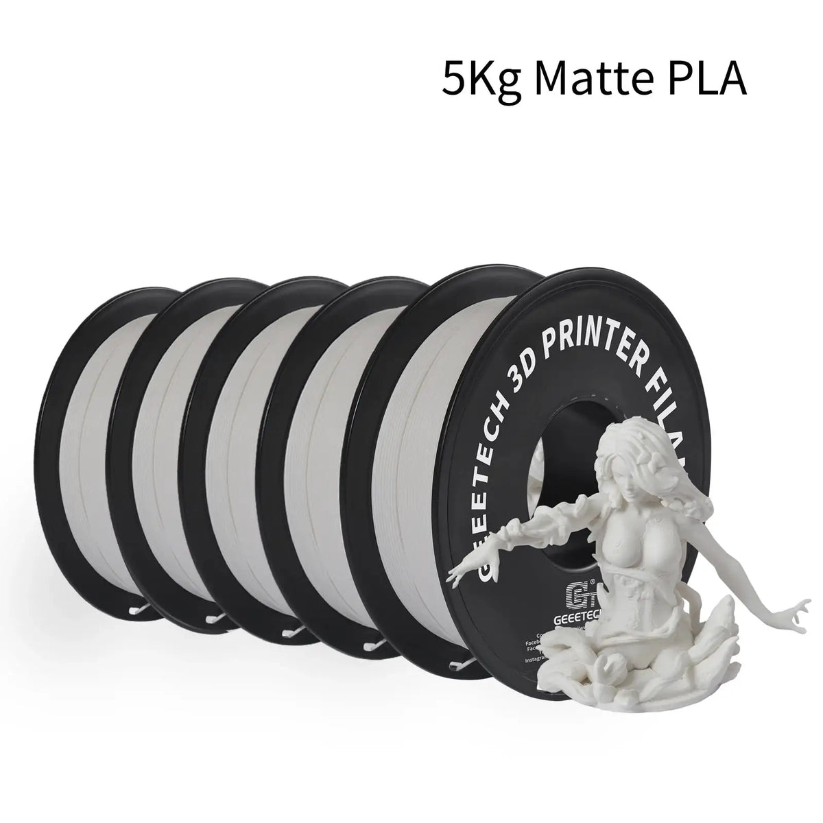 Matte PLA Filament Spool — product view 8