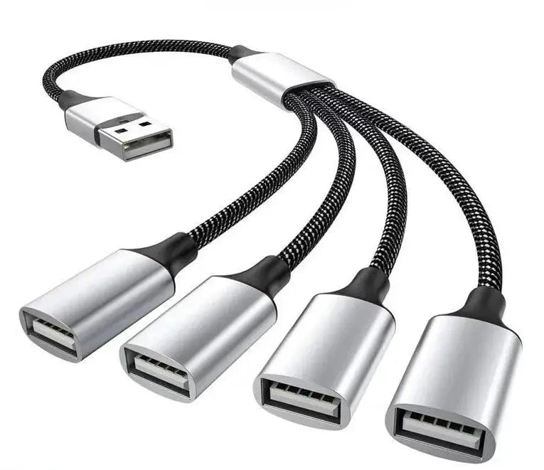 USB Type C Hub 4 Port Splitter For Fast Data Transfer