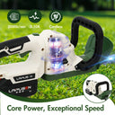 Inch Electric Hedge Trimmer Dual-Action Blade Handheld Shrub