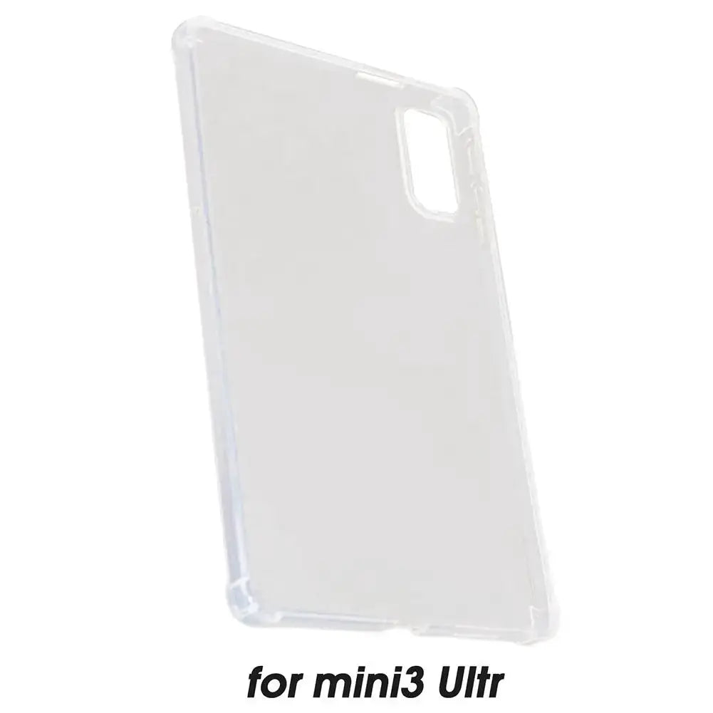 For Alldocube IPlay 70 Mini Pro/Mini Ultra/Mini 3 Ultra TPU Transparent Protective Case Shockproof Anti-scratch Stand Cover
