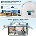 Smart Outdoor IP Camera for Home Security Tracking