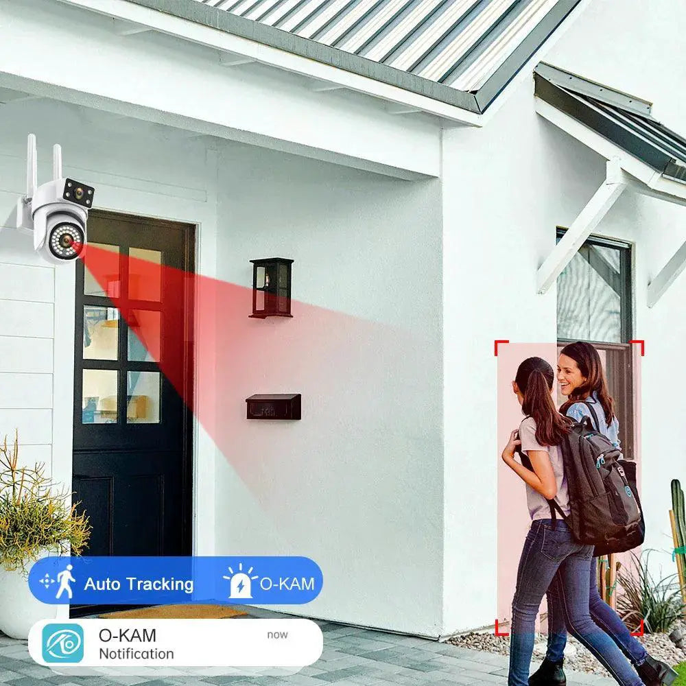 8MP Outdoor WiFi Camera With AI Smart Tracking System
