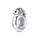 Sterling Silver Charm Summer Beach