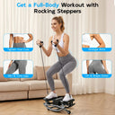 Non Slip Swing Stepper With Resistance Bands For Fat Burning