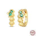 Luminous Firefly Earrings Sterling Silver