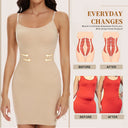 Seamless Women's Tummy Control Full Slip Body Shaper Dress