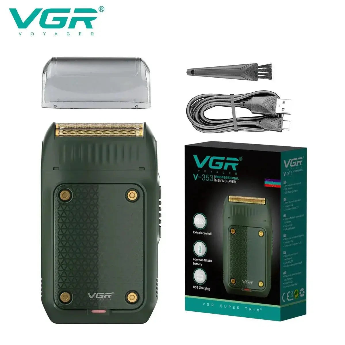 VGR Electric Razor Portable Shaver For Men Close Shave - OurLum.com