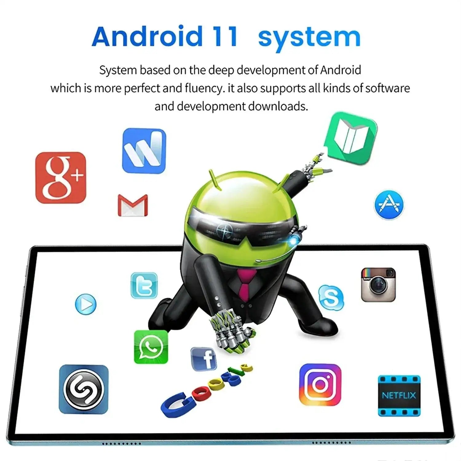 2024 5G Android Tablet 11 Inch 16GB RAM 1TB Storage