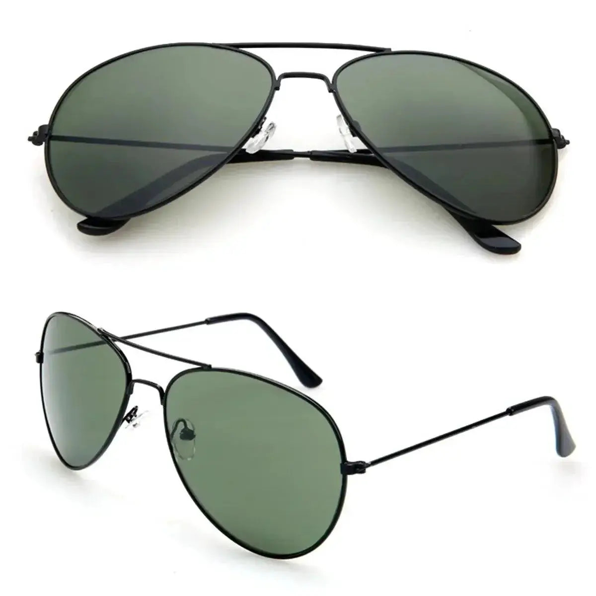 Unisex Gradient Mirror Pilot Sunglasses UV400 Protection