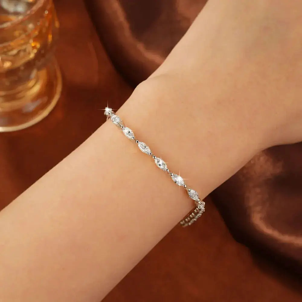 Exquisite Gold Tennis Bracelet — product image 7