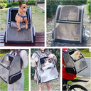 Portable Bubble Pet Carrier with Clear Window and Seatbelt Attachments