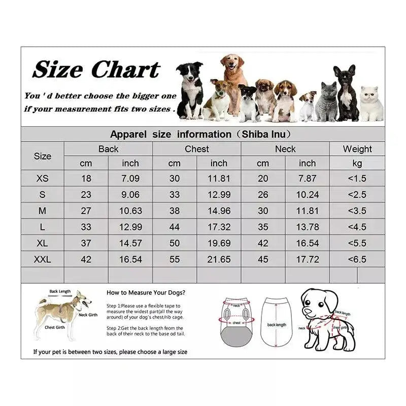 Dog Winter Coat Jacket Hoodie For Small Medium Dogs