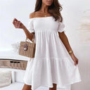 Summer Vibes Off-Shoulder Sundress For Stylish Elegance