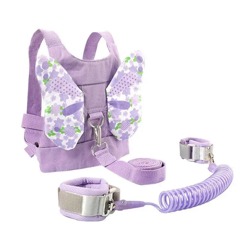 Toddler Leash Safety Backpack Pink Anti Loss Traction Rope