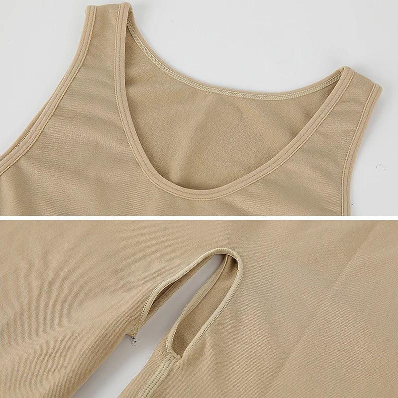 Mens Compression Bodysuit for Slimming Tummy Control
