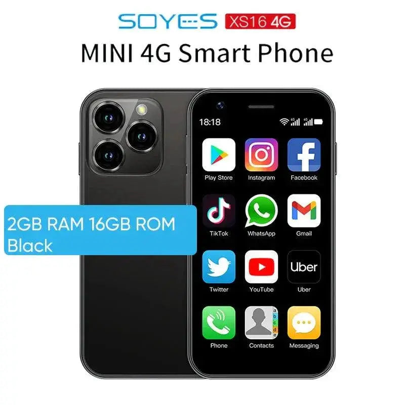Compact SOYES XS16 Mini Smartphone Android 10 Dual SIM 4G