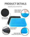 Gel Seat Cushion Summer Breathable Honeycomb Design For Pressure Relief Back Tailbone Pain Home Office Wheelchair Chair Cars