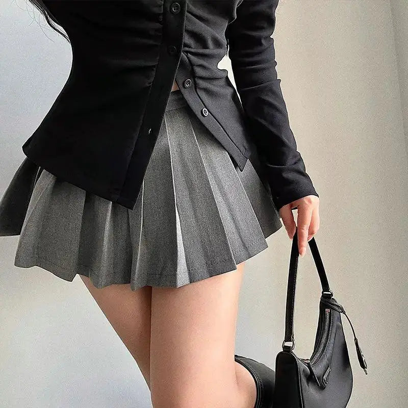 A Line Mini Skirt With Built In Shorts Streetwear Chic