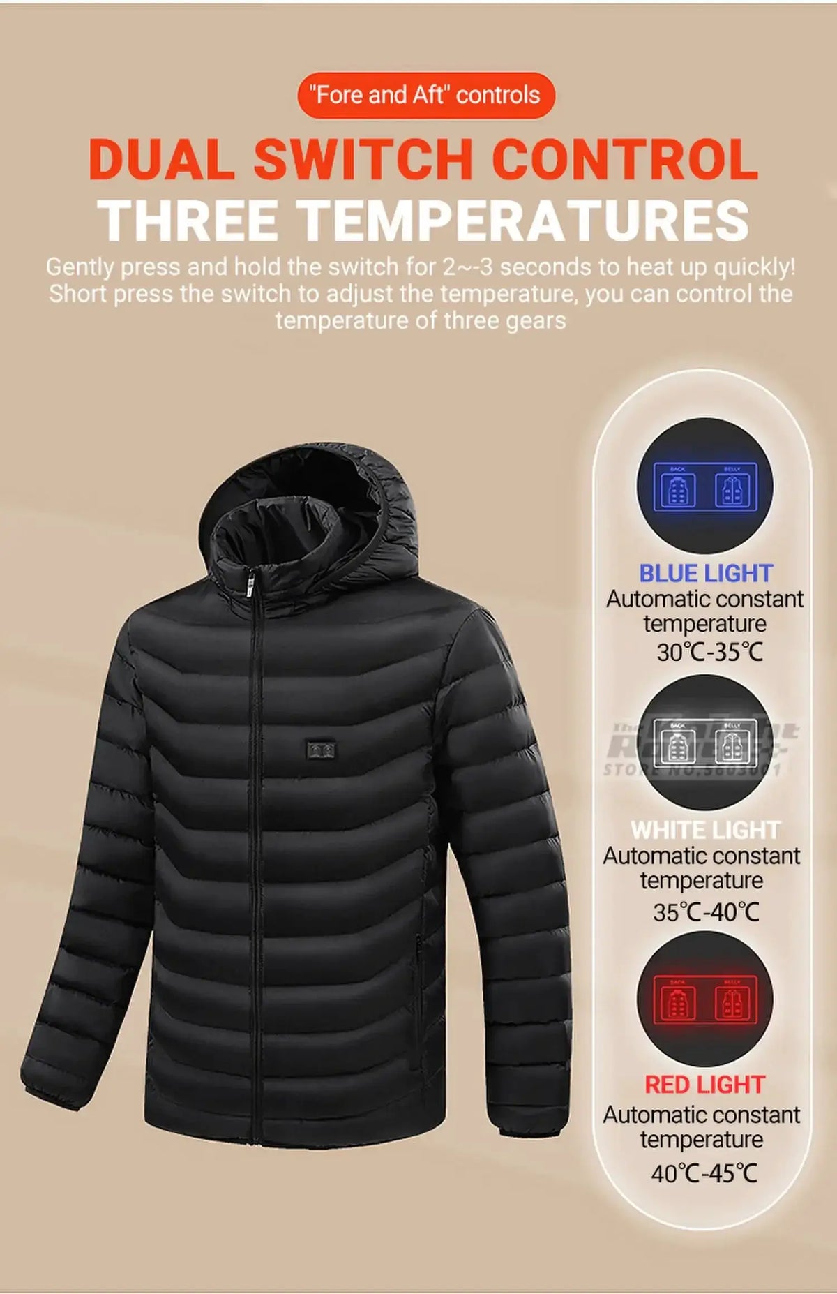 Fast Warmth Heated Jacket for Outdoors — product view 20