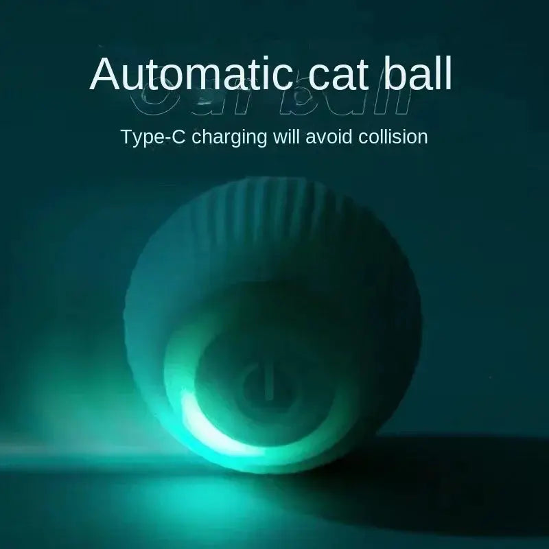 Automatic Moving Cat Toy Interactive Ball Rechargeable
