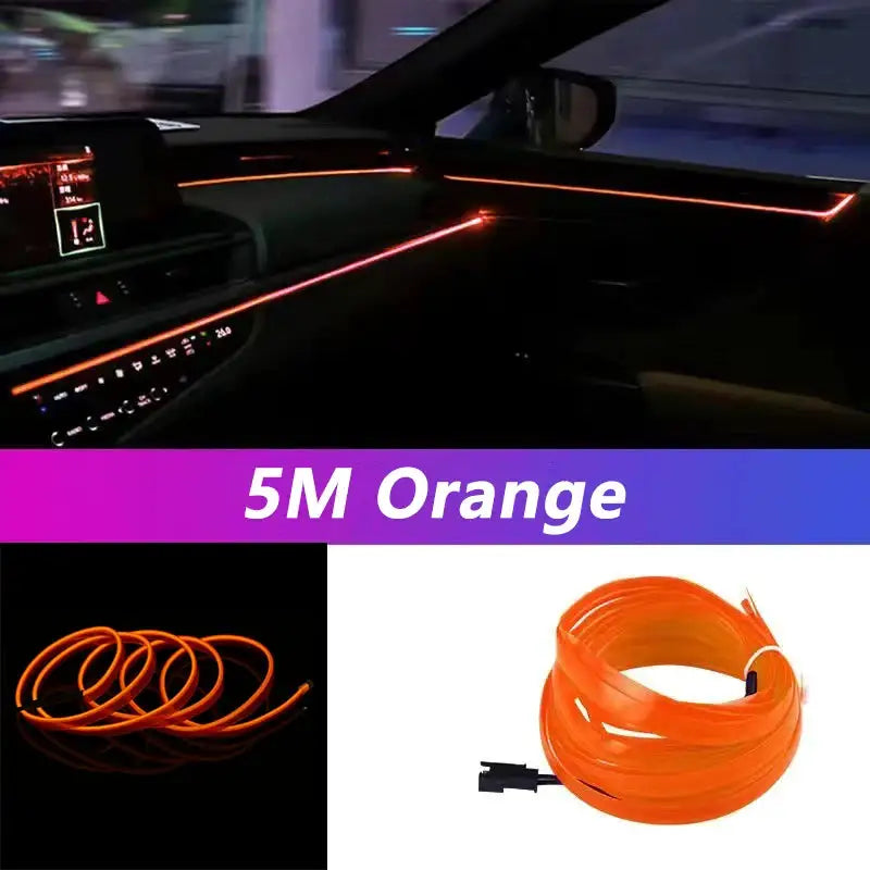 Car EL Wire - Quiet USB Atmosphere Lamp -  product image