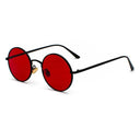 Unisex SHAUNA Retro Round Sunglasses with UV400 Protection