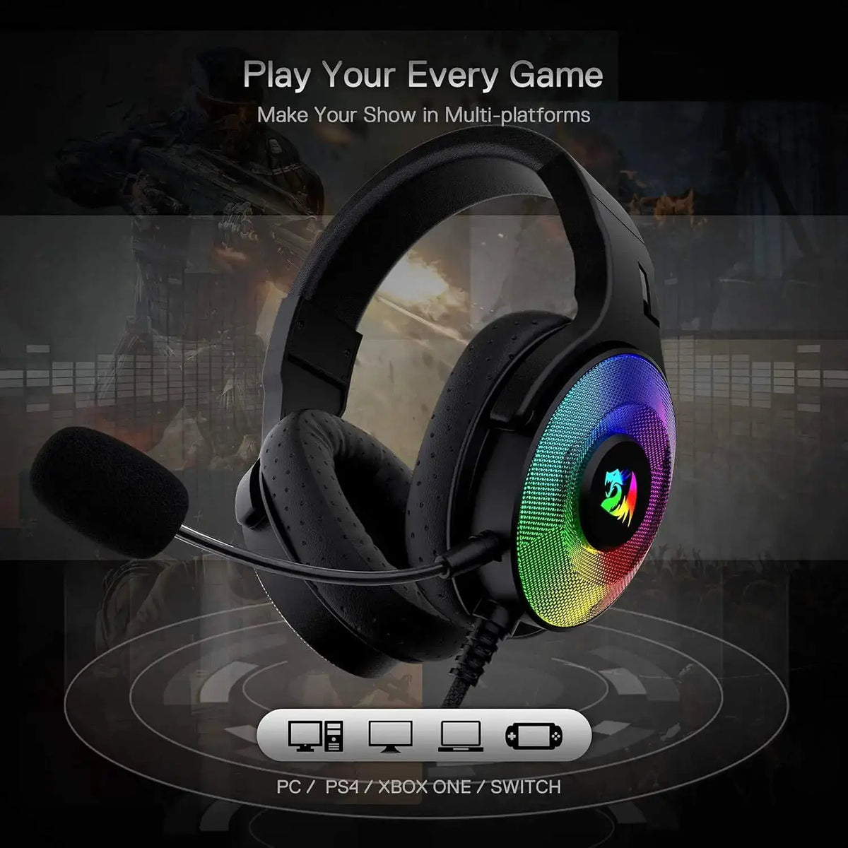 Redragon RGB Wired Dynamic RGB Backlight Dynamic RGB — product view 5