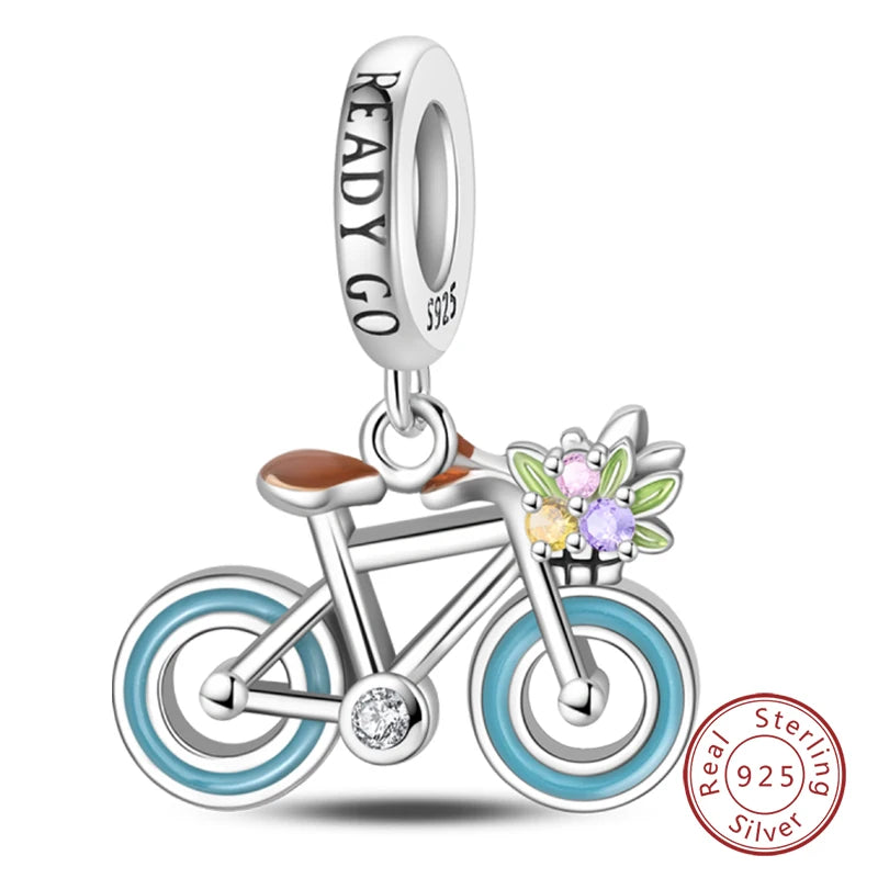 Sterling Silver Charm Beads Forever