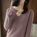 V Neck Knit Sweater