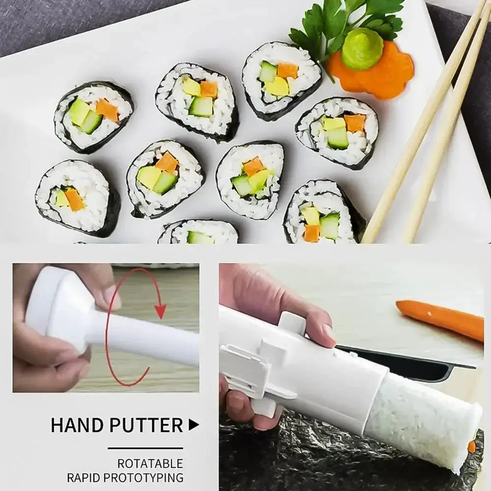 Quick Sushi Maker DIY Roller Rice Mold Kit For Easy Sushi