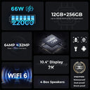 Fossibot DT2 10.4" Rugged Tablet 22000mAh 16GB RAM IP68