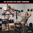 Multifunctional Foldable Fitness Bench, Adjustable Weight